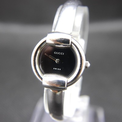 GUCCI timepieces バングルウォッチ黒文字盤 ラウンド 1400L s-l400.jpg