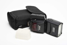Nikon SB-800 Speedlight flash w/diffuser, extra chamber, case, Nice