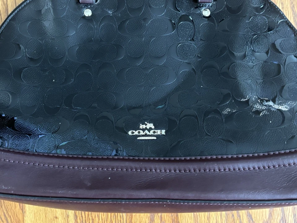 Bolso Coach Preppy de Lona Negro Foto 3 de 4