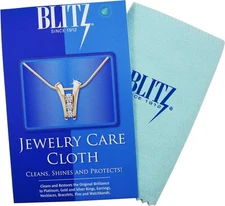 Blitz Premium XL 2-Ply Jewelry Cleaning and Polishing Cloth with 1-Pack 