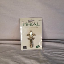 Decorative Finial Alsy Lighting Lamp Solid Brass Piece Fleur De Lis Decor D181