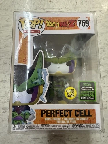 Perfect Cell Funko Pop 759 Dragon Ball Z Emerald City Comic Con 2020 Glows