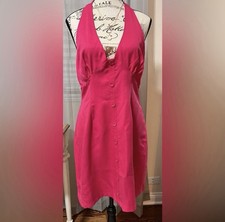 Mink Pink Fabella Mini Dress. Tencel Halter neck.  Women’s Size Large