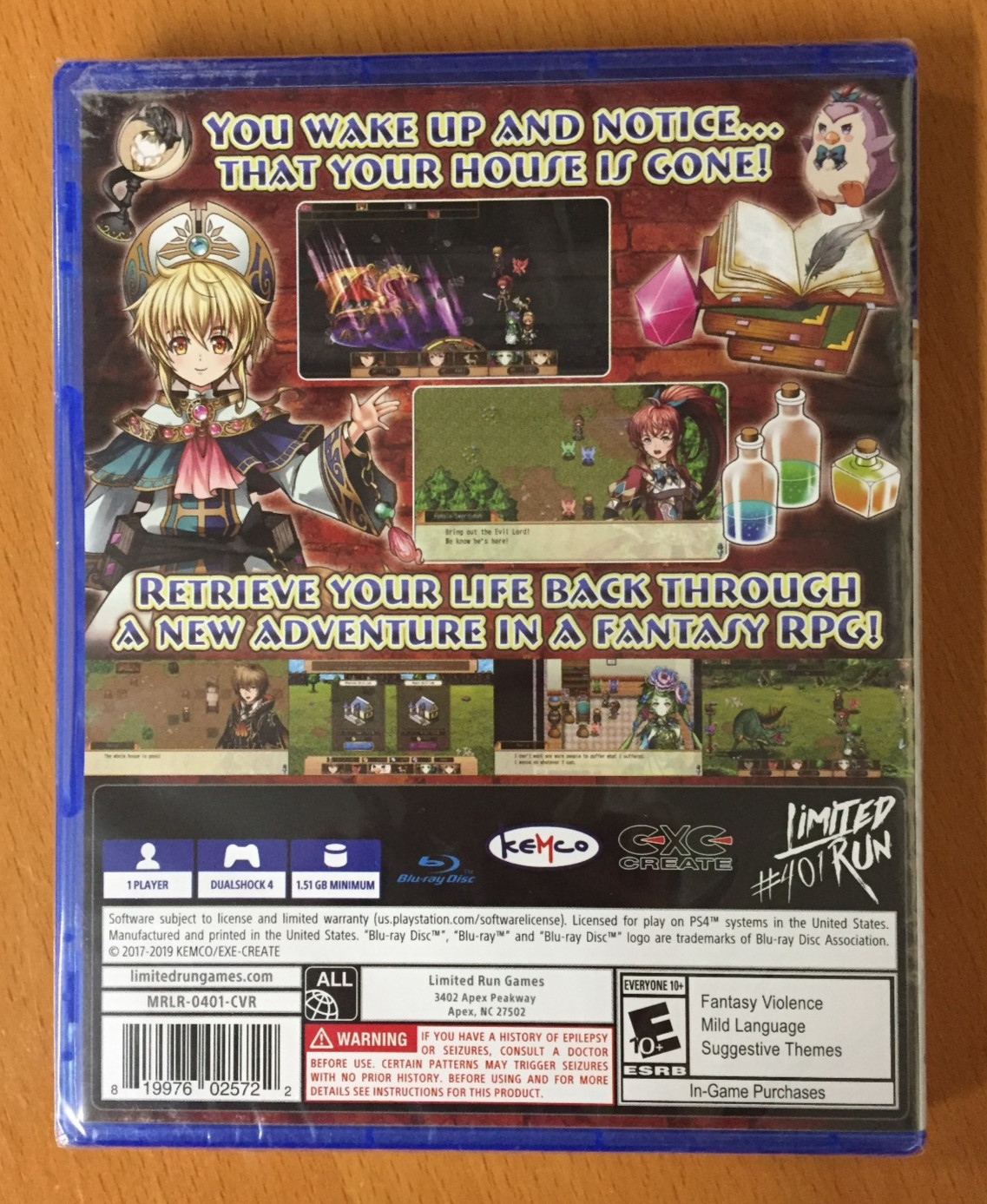 NEW sealed WIZARDS OF BRANDEL Playstation 4 5 PS4 PS5 Limited Run Games LRG #401