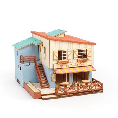 Youngmodeler Hobby Holzmodellbausatz - Gemütliches Caféhaus