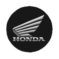 17 Inch For Honda Waterproof Dust-proof Car Spare Tire Cover Black