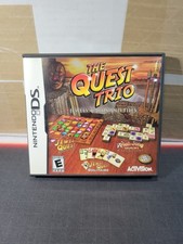 Quest Trio: Jewels, Cards and Tiles (Nintendo DS, 2008) Complete 