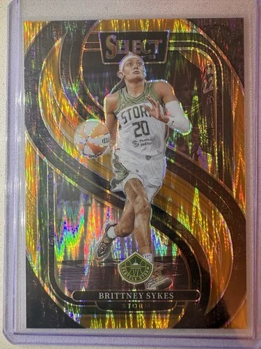 2025 Panini Select WNBA - Brittney Sykes /10 Gold Prizm Premier Level #162
