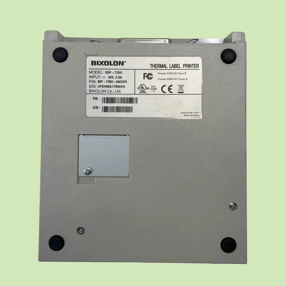 Bixolon Direct Thermal Label Printer Serial/Parallel/USB 203 DPI SRP-770III - Image 2 of 4