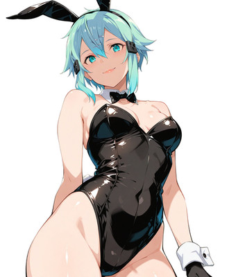 Sinon SAO GGO Waifu Anime Sticker 6'' Car Decal Weatherproof