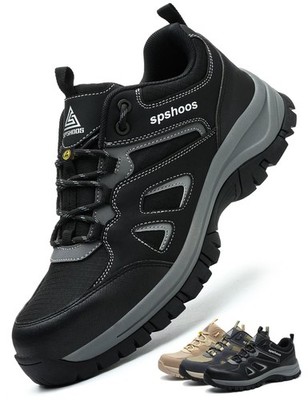 Work Shoes Mens S1P Safety Shoes Womens Lightweight ESD Steel Toe Cap Shoes...