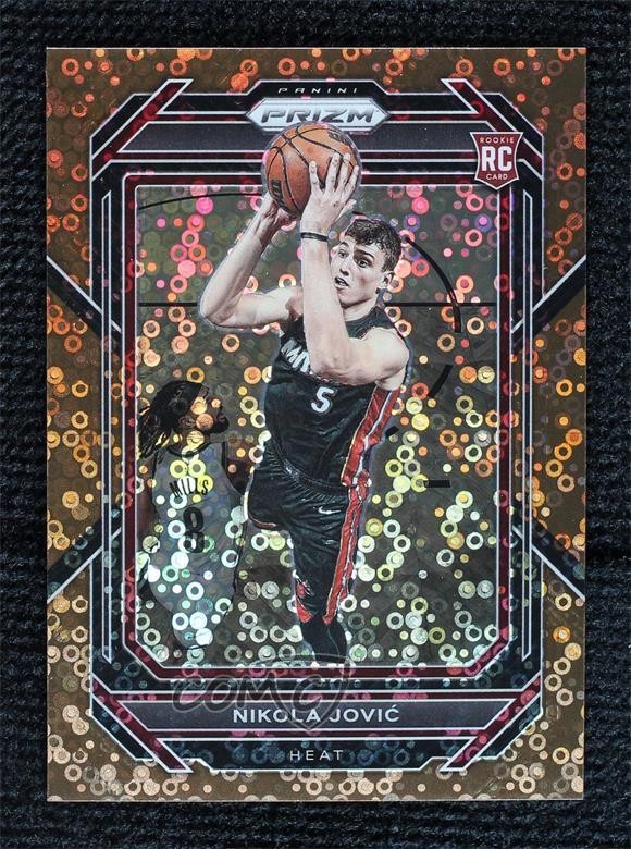 2022-23 Panini Prizm Fast Break Bronze 13/20 Nikola Jovic #236 Rookie RC 12wc