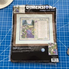 Dimensions stamped cross stitch kit 2001 Psal...