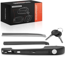 Türgriff Außen Schwarz Vorne Links für VW Passa 32B Polo 86C Scirocco Jetta I