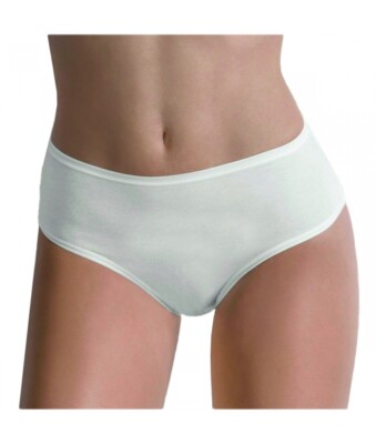 3 Women's Midi Cotton Stretch Panties Cotonella 3940 Seamless Elastic
