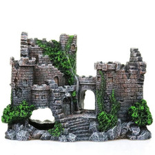 Creativity Resin Aquarium Artificial Fish Tank Decor Ancient Castle Landscaping