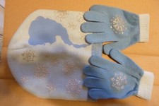 Juego de gorras y guantes Disney Frozen (Elsa) nunca usados - NUEVO - tienen 5