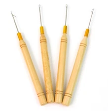 4 Latch Hook Crochet Needles/microneedle for Hair Extension