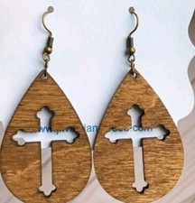 Boho Cross Earrings