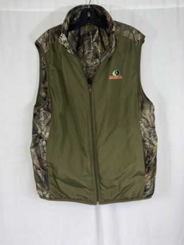 Mossy Oak Camo Reversible Vest 3M Thinsulate Men's Large Free Ship - Picture 4 of 8