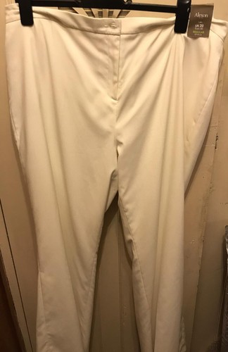 Alexon Ladies Trousers Ivory Size 20 | eBay