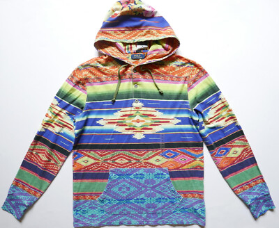 Polo Ralph Lauren Hoodie Sweater Serape Aztec Beacon Southwestern NWT M L  XL XXL