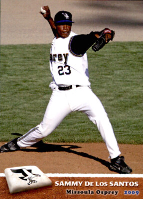 2009 Missoula Osprey Grandstand #11 Sammy De Los Santos Dominican Republic Card