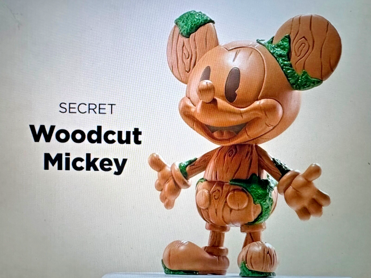 【レアPOP MART woodcut Mickey シークレット 1点】 レアPOP MART woodcut Mickey シークレット 1点】 Pop Mart