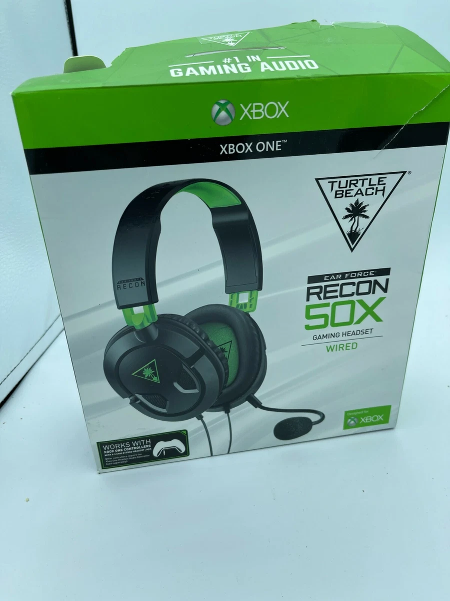 Turtle Beach Ear Force Recon 50X Stereo Gaming Headset Headphones Xbox One Black