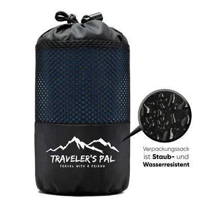 Traveler's Pal Hüttenschlafsack aus 100% hochqualitativem Duraweave Blau