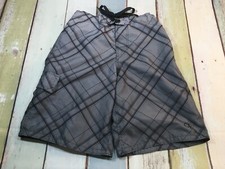 OP Mens Board Shorts Swim Trunks Small 28-30 Black/Gray 3 POCKETS MESH LINED