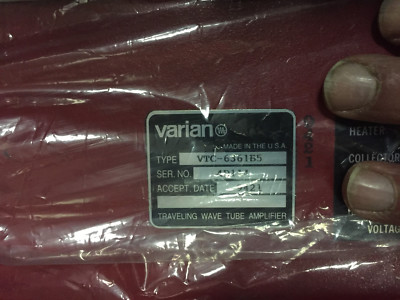 Tube Amplificateur TWT Varian VTC-6361B4 - 700W, Bande C (5.85-6.425 GHz) - Occasion