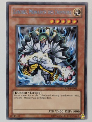 Zaborg, Monarch des Donners DL09-DE009 Silber Rare DE EX YUGIOH
