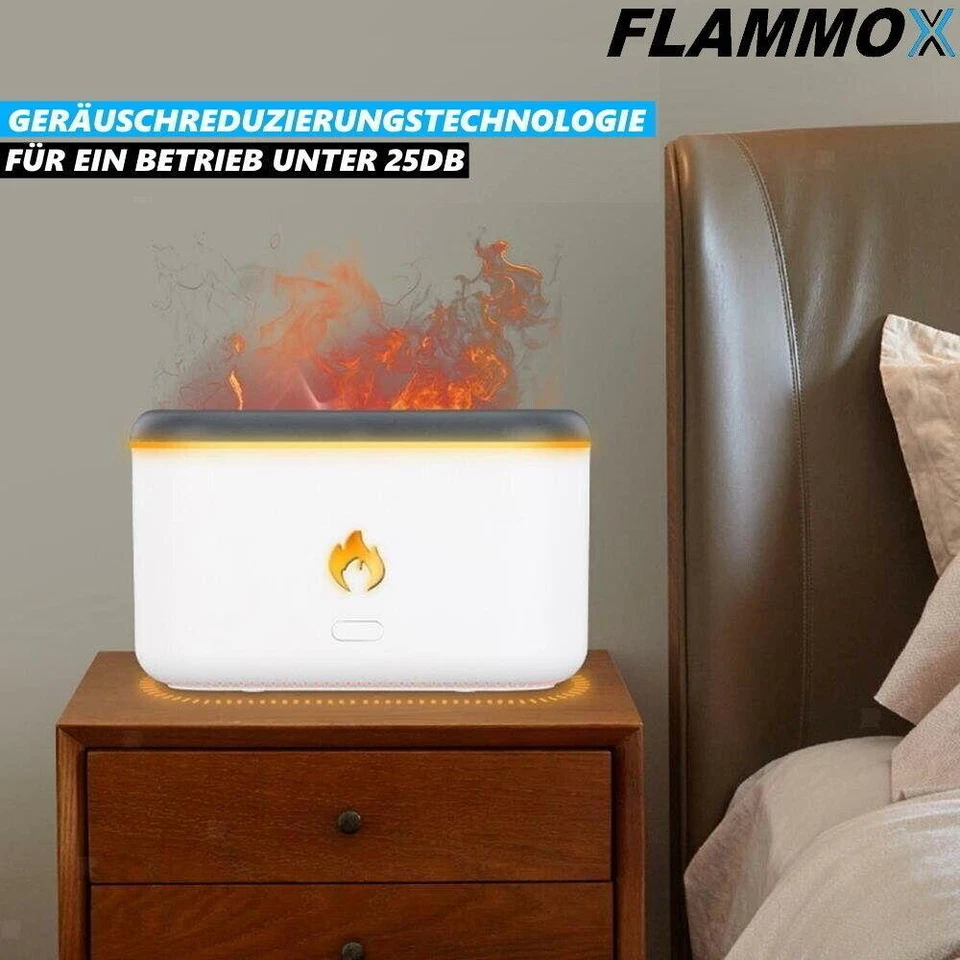FLAMMOX Luftbefeuchter mit Kamineffekt Flammen Humidifier Raumbefeuchter - Bild 3 von 4