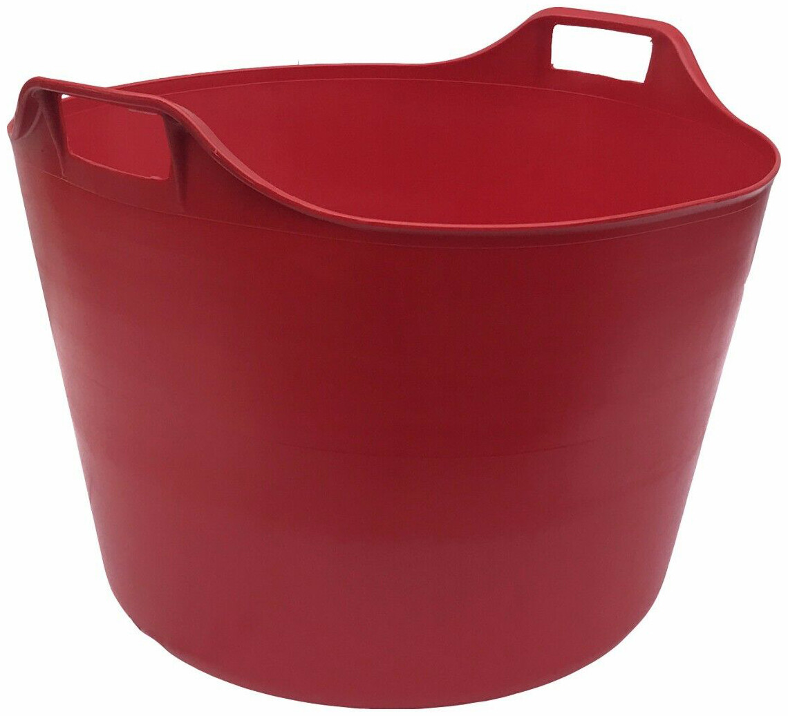 Coloured Plastic 20L 40L 75L Flexible Storage Tubs Horse Feed Trugs