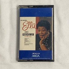 Ella Fitzgerald Vintage 1971 Cassette Tape Ella Sings Gershwin MCAC-215