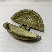 Vintage Brass Gujiya Karanji Sweet Pastry Mold