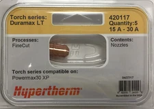 Hypertherm Genuine Powermax 30 XP Fine Cut Nozzles 420117 5 Pack