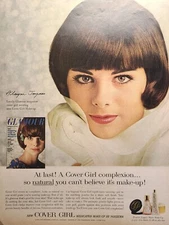 Cover Girl Medicated Make-Up by Noxzema Alayne Joynes Vintage Print Ad 1964