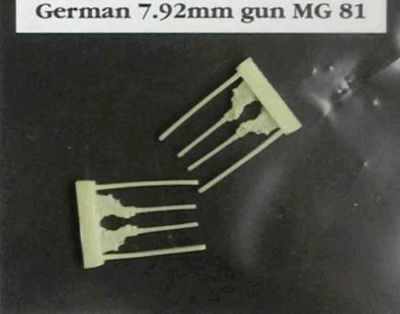 Aires 1/48 scale Resin German 7.92mm gun MG 81 - 4063 Aires 1/48 scale Resin German 7.92mm gun MG 81 - 4063