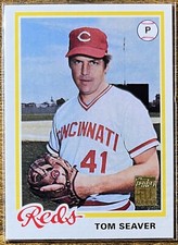 2001 Topps Through the Years Reprints #26 Tom Seaver Cincinnati Reds 1978 NMMT