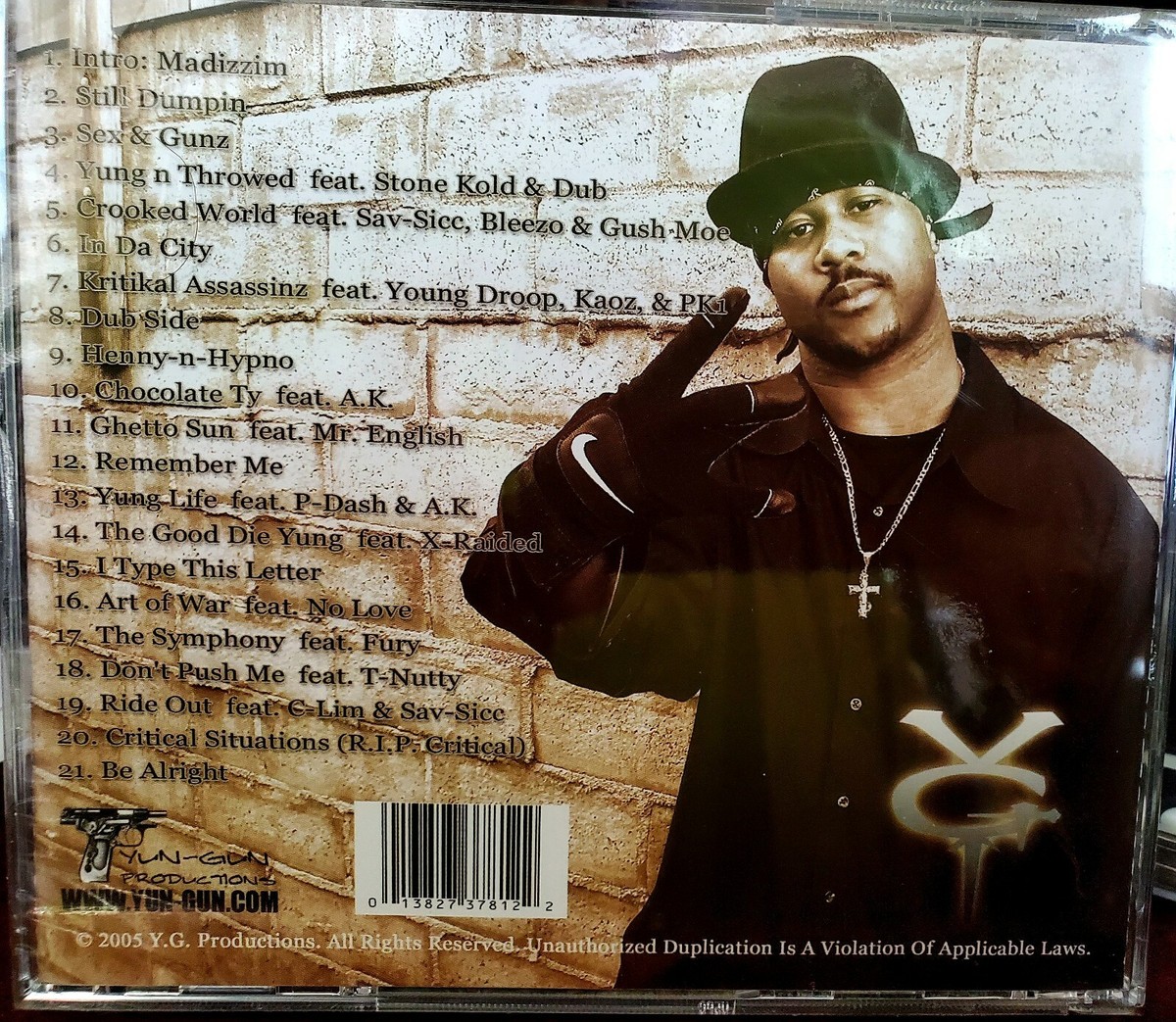 Yun-Gun The Good Die Yung CD Super Rare O.O.P. Northern Cali G 