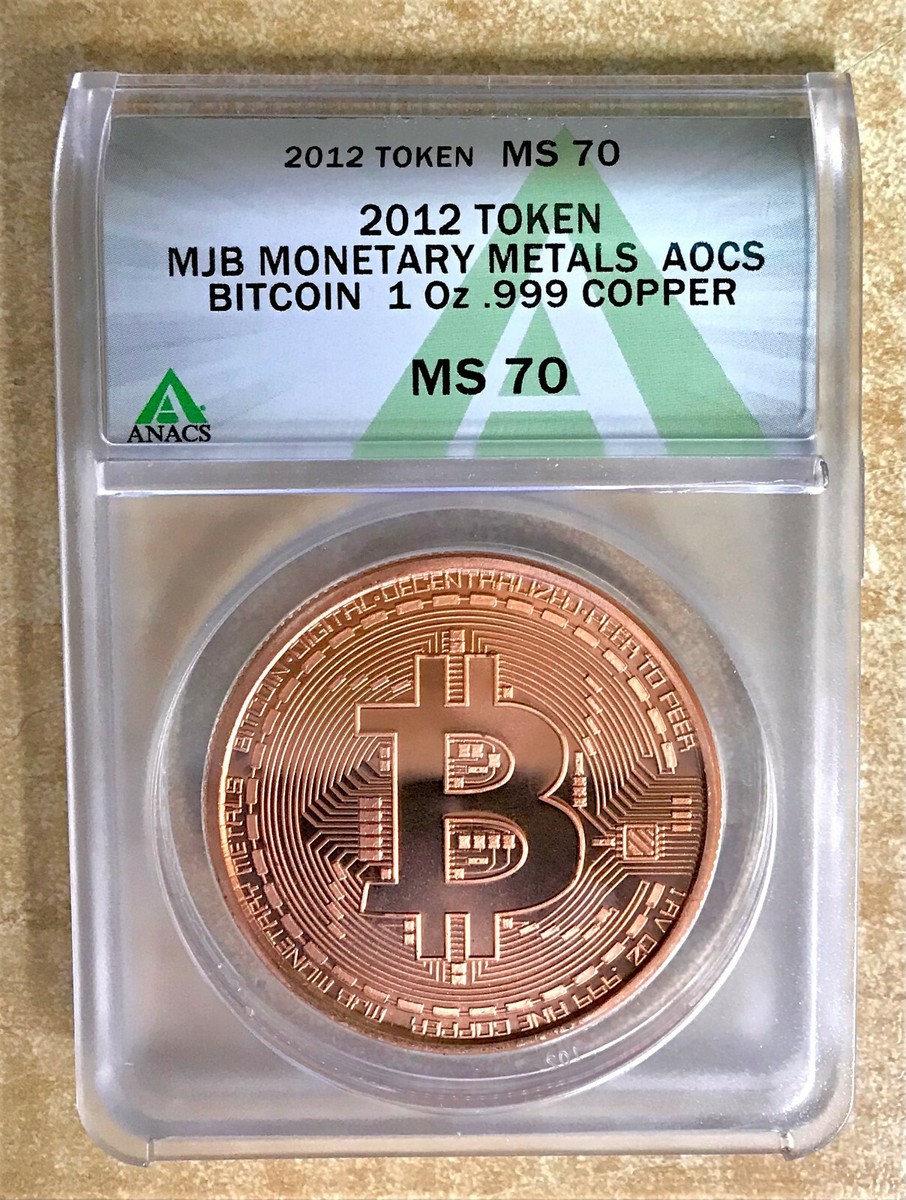 2012 Crypto Physical Bit Coin MJB Monetary Metals