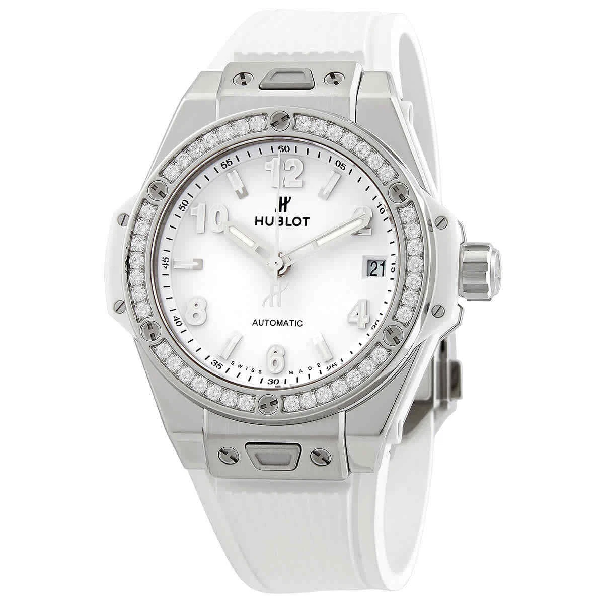 Hublot Big Bang One Click Automatic Diamond White Dial Ladies Watch