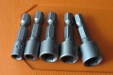 5MM 6MM 8MM 9MM 10MM NUT SPINNER SOCKETS 1/4" HEX Nut Driver Set