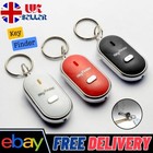 1X  2XLost Key Finder Whistle Beeping Flashing Locator Remote Keychain LED Sonic