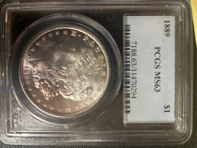 1889 PCGS MS63 $1 Morgan Silver Dollar