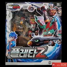 Metal Cardbot FLETA Z Black Airplane Transforming Robot Vehicle Card Toy 2023