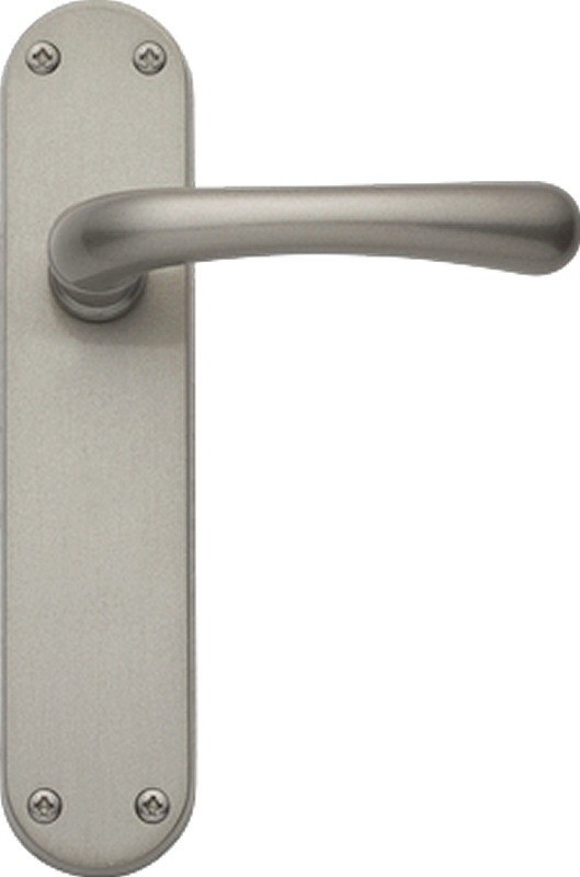 Bertelli Idro Door Handles Satin Nickel Howdens Premium Italian