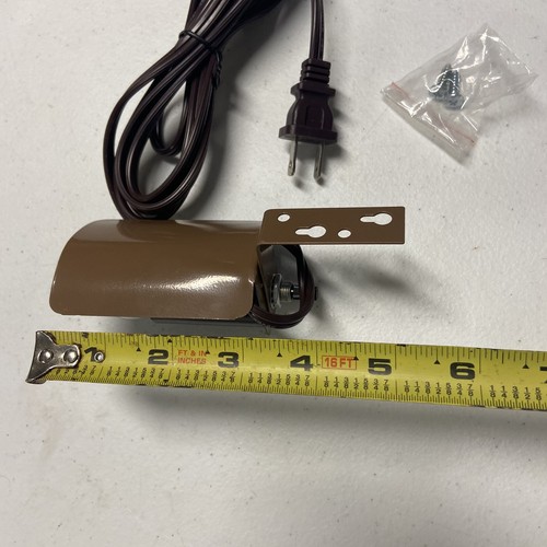 Vintage GLD100 Cabinet Curio 120V Showcase Light Bulb Fixture Kit Mount New Hang - Picture 3 of 8